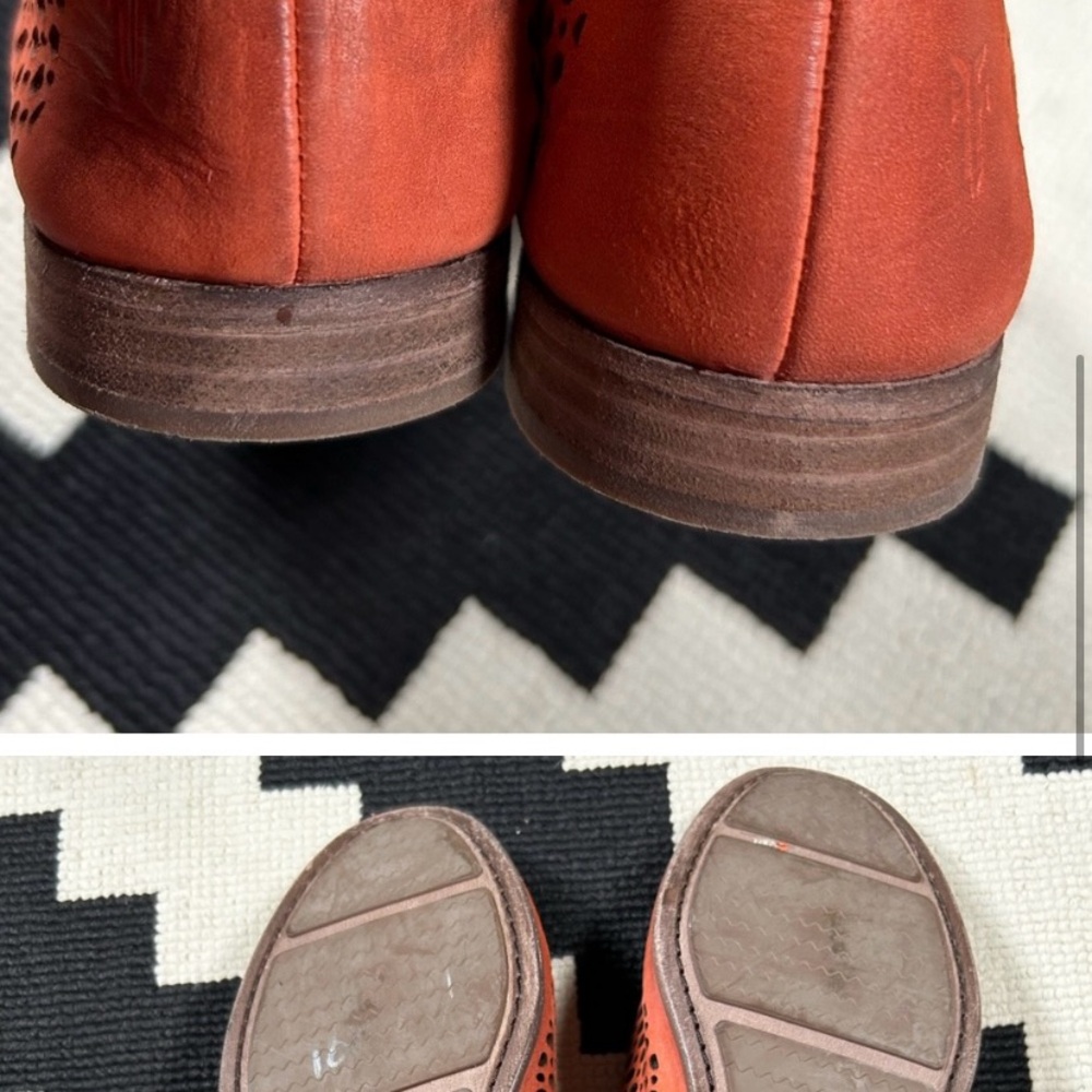 Frye Leather Jillian Perforated Slippers - Picture 6 of 11